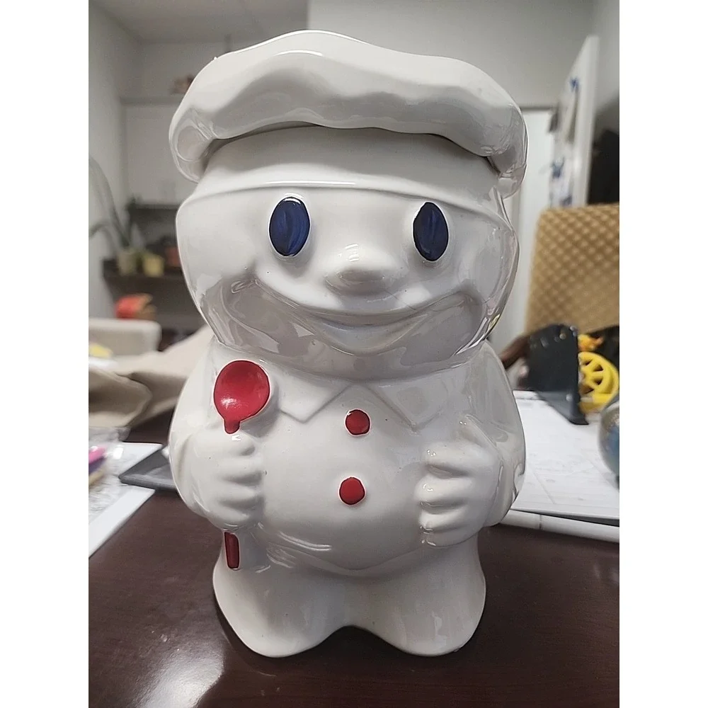 Vintage McCoy Pottery USA Pillsbury Doughboy Cookie Jar 12/14/24 Ted. See Photos